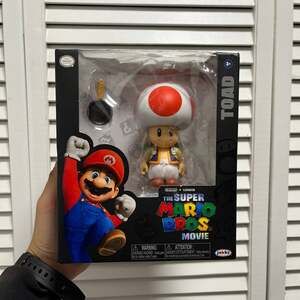 The Super Mario Bros. Movie 5-Inch Toad Action Figure with Frying Pan Accessory